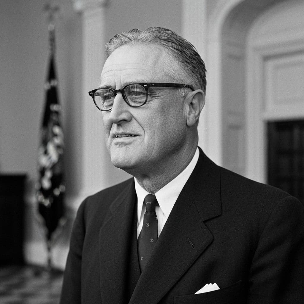 Portrait of Franklin D. Roosevelt